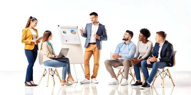 Leader coaching session concept